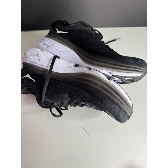 Hoka One One Bondi 8 Black White Sneakers Women's EU 41 1/3 US 9 New - Picture 5 of 8